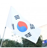Cờ Hàn Quốc 90 x 150cm kỹ thuật số in 2 mặt
