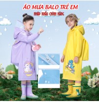 Áo mưa balo trẻ em nhập khẩu nhựa EVA